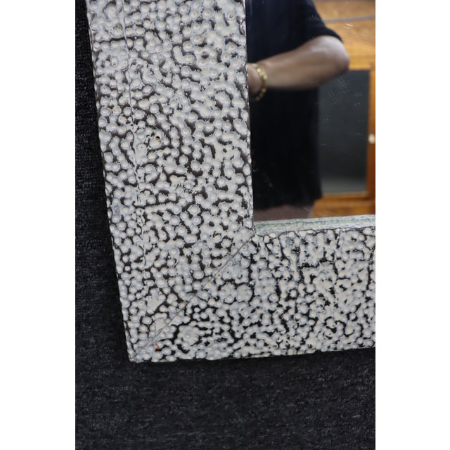 Olde Good Things "Pebbles" Reclaimed Zinc Framed Wall Mirror For Sale - Image 11 of 13