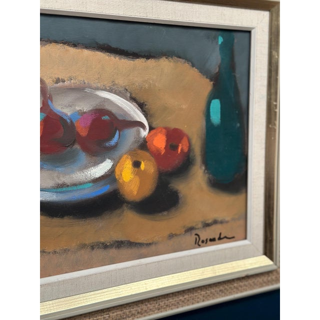 Kurt Rosander, Still Life, 1960s, Oil on Canvas For Sale - Image 4 of 17