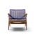 Mid 20th Century Poul Jensen for Selig Mid Century Walnut Z Lounge Chairs - Pair For Sale - Image 5 of 13