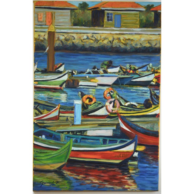 Patrice Guiraud, City of Aveiro, Portugal, 2019, Oil on Canvas For Sale - Image 7 of 9