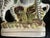 Cream Exotic Pair Antique English Stafffordshire Zebras With Serpentines, 19th Century, For Sale - Image 8 of 14
