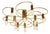 Vintage Brass Ceiling Lamp, 1970s For Sale