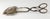 19th Century German 800 Silver Asparagus Tongs Serving Utensil For Sale - Image 4 of 9