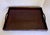Chinoiserie 1930's Chinese Carved Rosewood Faux Bamboo Handled Tray For Sale - Image 3 of 12