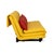 Yellow Orange Fabric Multy Three-Seater Sofa with Manual Function from Ligne Roset For Sale - Image 9 of 12