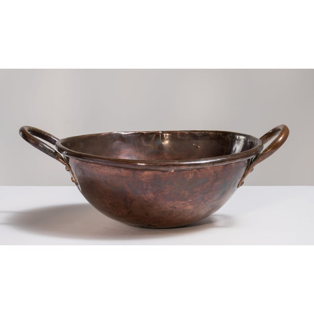 Terra Cotta 19th Century France Terra Cotta Copper Serving Piece For Sale - Image 8 of 15