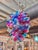 1990s Hand-Blown Multicolor Glass Pendant Light For Sale - Image 9 of 12
