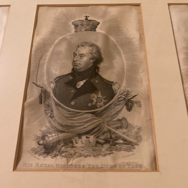 Silver Late 18th Century 8 Engravings of the Children of George III & Queen Charlotte For Sale - Image 8 of 9