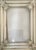 Murano Art glass frame attributable to master glassmaker Archimede Seguso. The frame is composed of white and clear Murano...