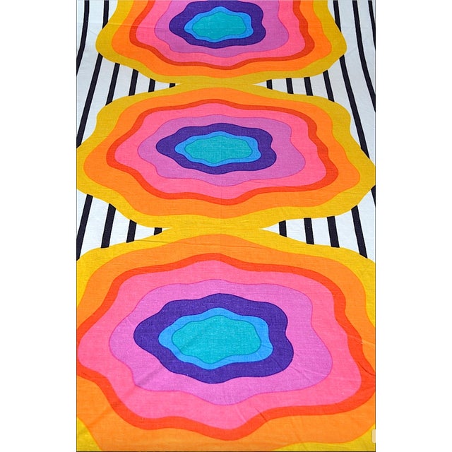 Red Textile by Antoinette De Boer for Stuttgarter Gardinen, 1970s For Sale - Image 8 of 12