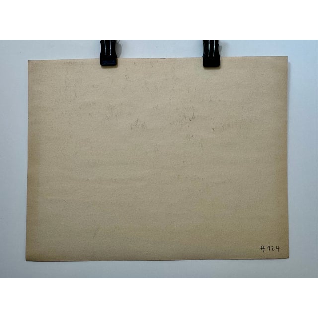 Henry Emil Salloch Original Watercolor on Paper Expansive Landscape, 1936. For Sale In Atlanta - Image 6 of 7