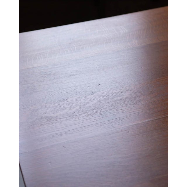 Gustav Stickley Mission Oak Arts & Crafts Writing Desk or Library Table, Circa 1900 For Sale - Image 12 of 18