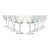 Tiffin Franciscan “Surf” Set of 10 Water Glasses For Sale