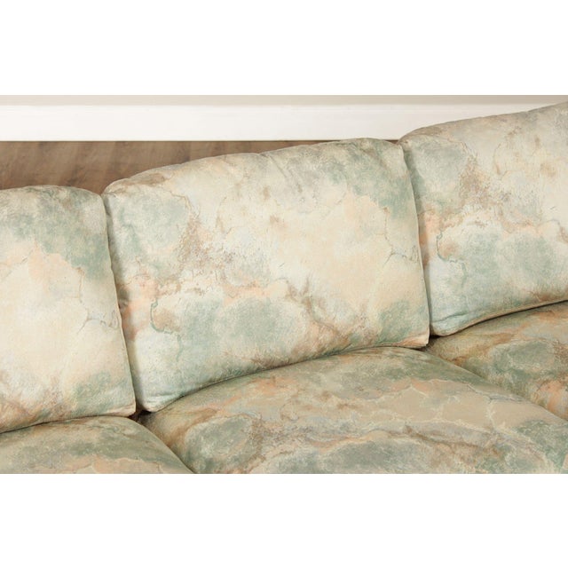 McGuire McGuire Organic Modern Rattan Three Cushion Sofa For Sale - Image 4 of 18