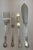 1980s Silver 1 Pair Fish Eaters, Fish Fork & Fish Knife, Chesterfield. For Sale - Image 9 of 14
