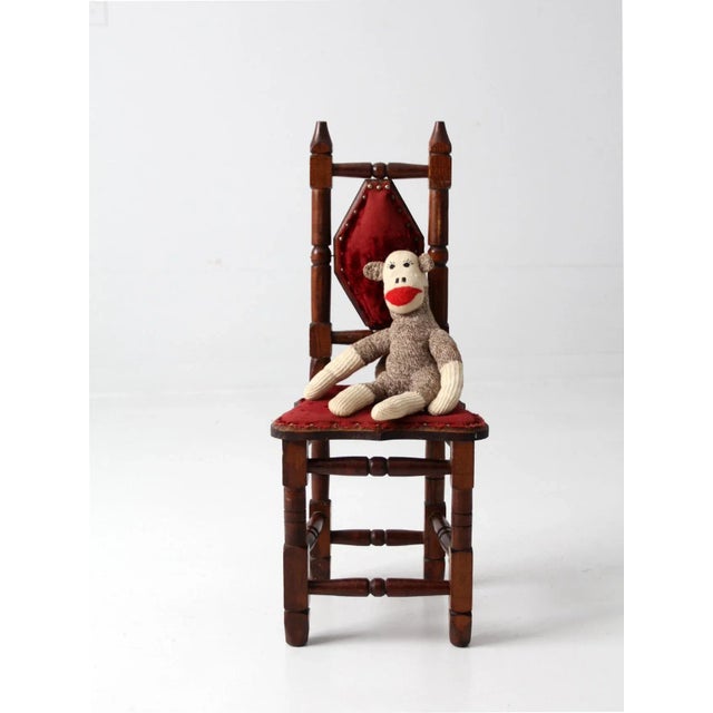 Mexican Mid Century Mexican Hacienda Children's Chair For Sale - Image 3 of 11