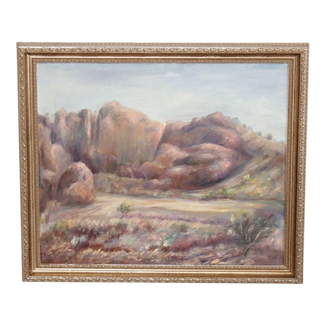 William Stoddard Loughran 1950s 'Arroya-Salt River Valley II' Original Painting For Sale