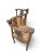 Brown Antique Italian Renaissance Revival Carved Tufted Tete-a-Tete Settee Newly Reupholstered in Leather For Sale - Image 8 of 10