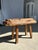 Small Brutalist Blond Teak Bench For Sale - Image 17 of 18