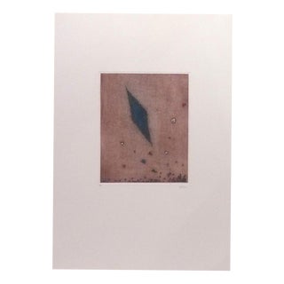 Arthur Luiz Piza, Losange Bleu, 20th Century, Engraving For Sale