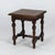 English Oak Square Stool With Turned Legs and H-Stretcher, Circa 1890 For Sale - Image 4 of 11