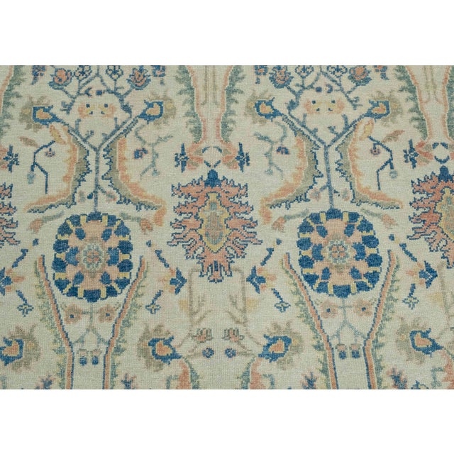 Turkish Oushak Rug 6'2" x 9'9" #18644 For Sale In Houston - Image 6 of 8