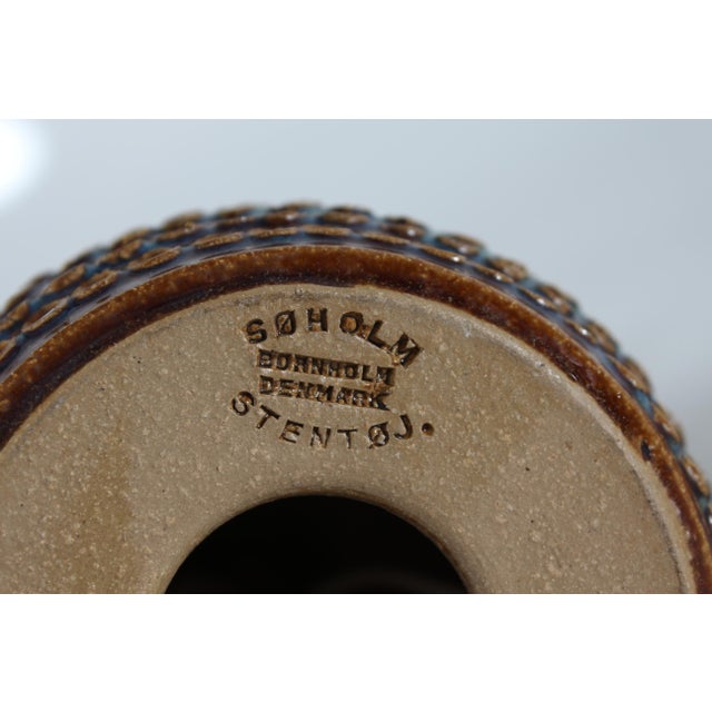 Modern Danish Stoneware Table Lamp with Drop Shaped Design from Søholm, 1960s For Sale - Image 10 of 11