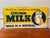 Vintage Connecticut "Drink Milk" Dairy Advertising Metal Sign, 44 Inches For Sale - Image 10 of 18