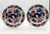 1813-1820 Pair of Mason's Imari Palette Plates, English. Ever so slightly scalloped form. Impressed "Mason's Patent...