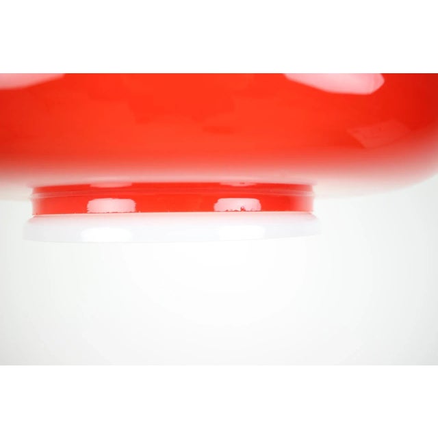 Opaline Glass Pendant Light, Czechoslovakial, 1960s For Sale - Image 4 of 11