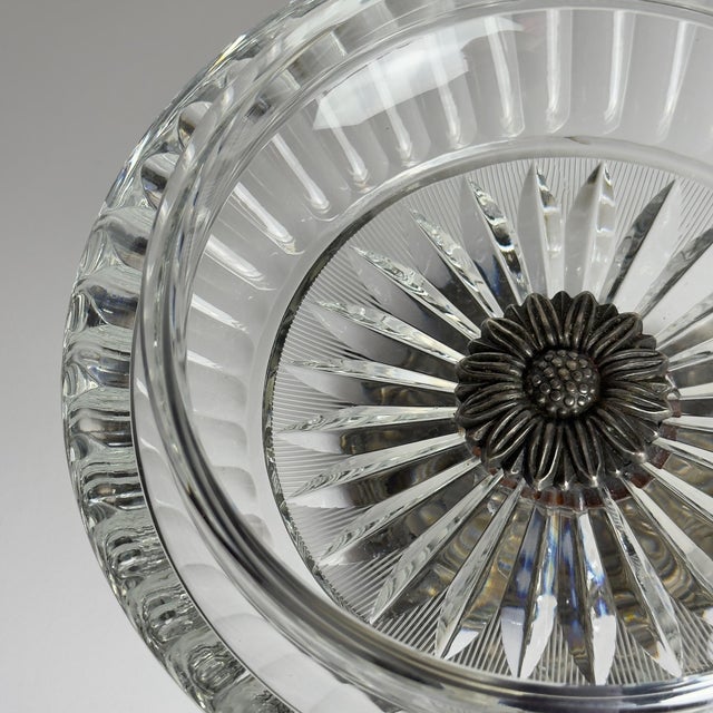 Antique Glass Bowl with Bronze Base, Italy, 1920s For Sale - Image 13 of 18