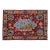 Vintage Persian Tabriz Pictorial Rug, Hand-Knotted Wool & Silk, Forest Scene, Red & Blue, 2x3 For Sale