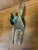 Vintage English Brass Fox Door Knocker For Sale - Image 4 of 6