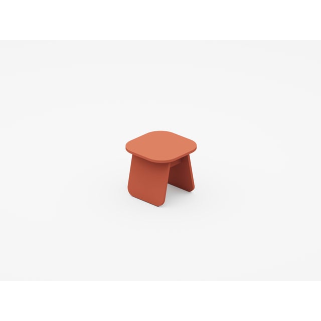Early 21st Century Terracotta Momoko Side Table from Emko For Sale - Image 5 of 5