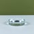 Round Murano glass dish made in Italy for V. Nason and C, features a thick round glass form with a deep well. Dimensions...