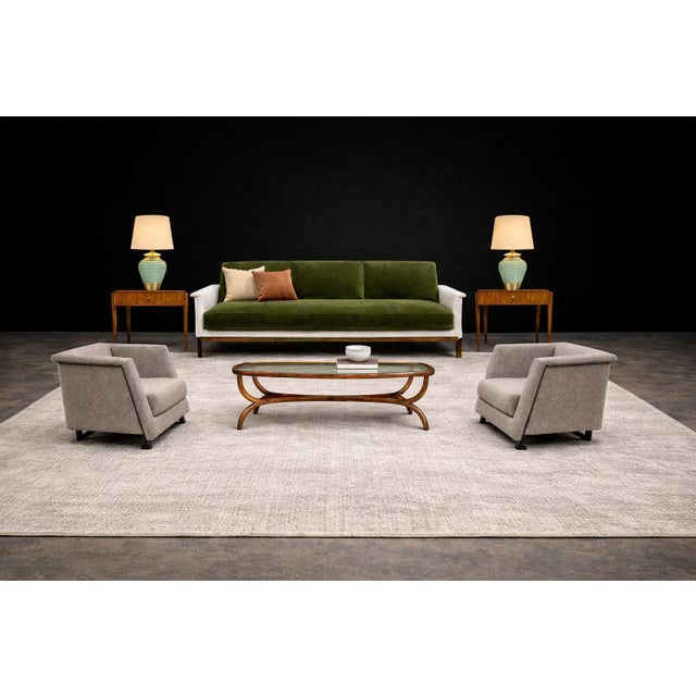 This exceptional coffee table was designed by Giuseppe Scapinelli in Brazil during the 1950s, a formative period in the...