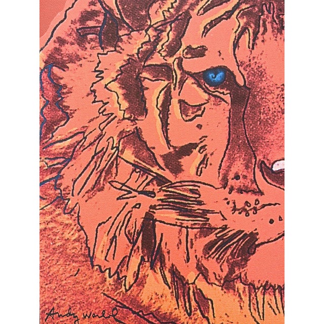 Andy Warhol (after) "Grevys zebra blue" , size 60 x 60 cm, plate signed bottom right, numbered with pencil on heavy paper,...