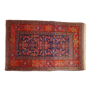 Antique Kurdish Hamadan Rug - 3'9" x 5'10" For Sale