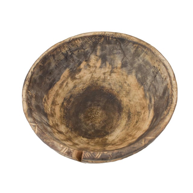 Early 20th Century Early 20th Century Nupe Wood Bowl Nigeria For Sale - Image 5 of 7