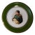 Vintage Limoges Porcelain Miniature Napoleon I Portrait Dish For Sale