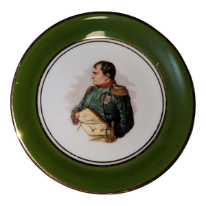 Vintage Limoges Porcelain Miniature Napoleon Portrait Dish