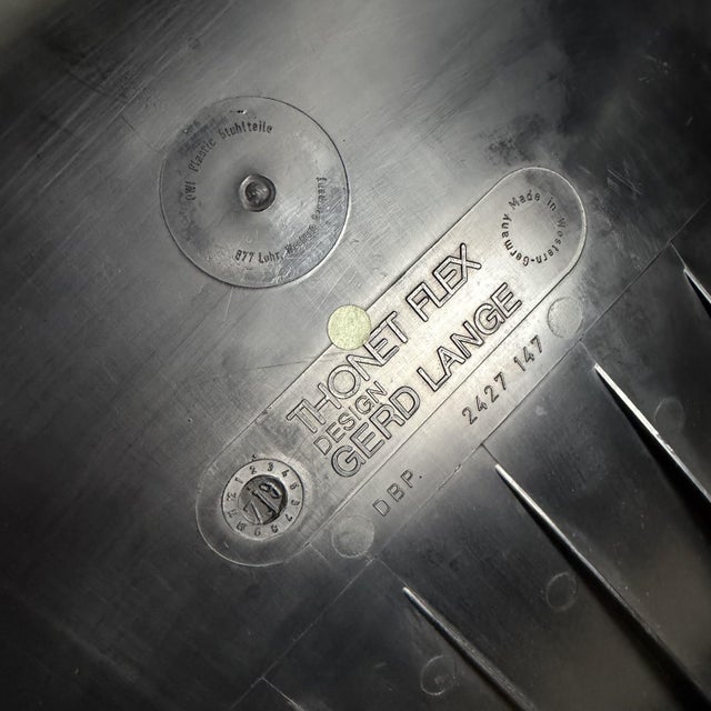 Vintage Flex Chairs by Gerd Lange for Thonet, West Germany, 1970s, Set of 2 For Sale - Image 16 of 17