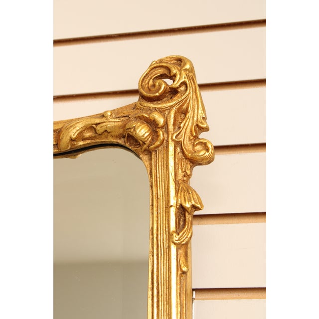 Gold Friedman Brothers Horizontal Gold Mirror For Sale - Image 8 of 15