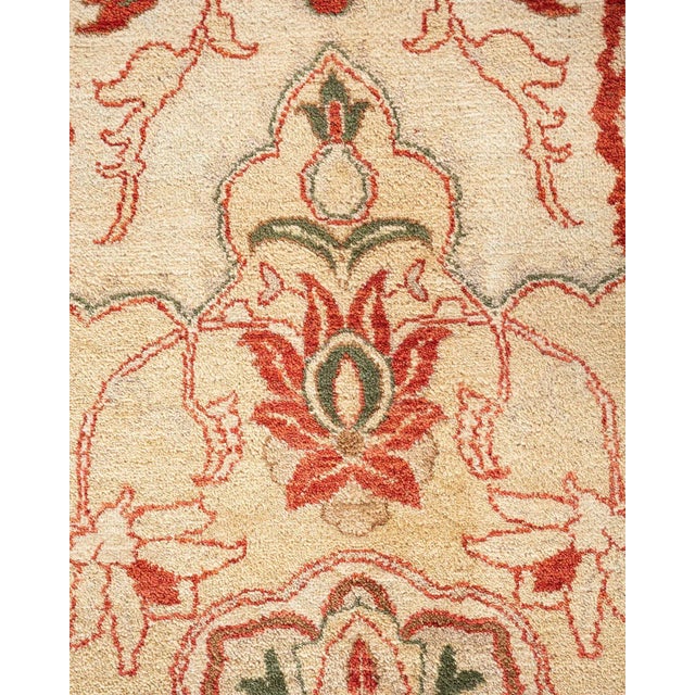 Traditional Mogul, One-of-a-Kind Hand-Knotted Area Rug in Orange, 9' 2" x 12' 5" For Sale - Image 3 of 8