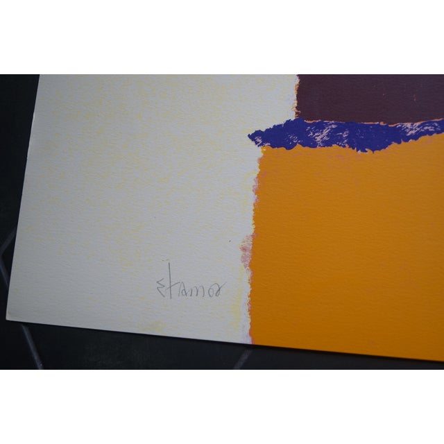 1970s Theodoros Stamos Infinity Field Screen Print - Signed & Numbered For Sale - Image 4 of 5