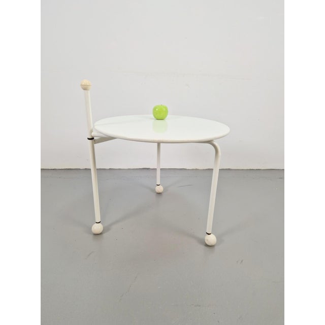 Ikea Vintage Bogen Folding Side Table by Tord Björklund for Ikea, 1980s For Sale - Image 4 of 7