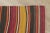 1980s Tribal Red Striped Runner Rug For Sale - Image 9 of 13
