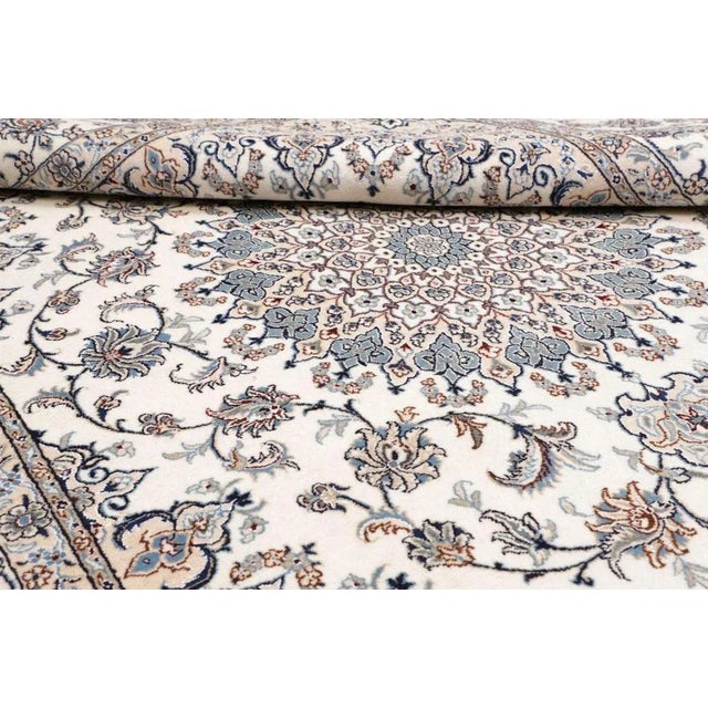Nain Rug with Floral Pattern For Sale - Image 10 of 11