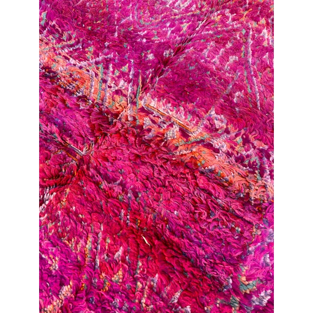 Moroccan Mid-Century Moroccan Rug - 4'12" X 10'4" Ft For Sale - Image 3 of 11