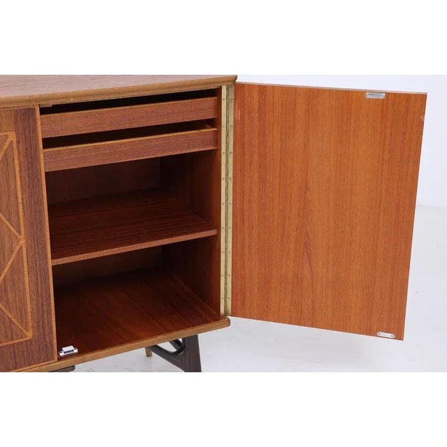 Mid-Century Highboard with Inlays from AB Tabergsmöbler, 1960s For Sale - Image 6 of 11